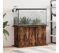 vidaXL Aquarium Stand Smoked Oak 101x41x58 cm Engineered Wood