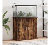 vidaXL Aquarium Stand Smoked Oak 81x36x73 cm Engineered Wood