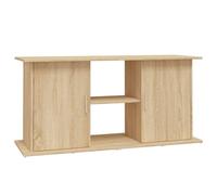 vidaXL Aquarium Stand Sonoma Oak 121x41x58 cm Engineered Wood with Storage Shelves and Compartments