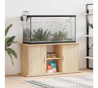 vidaXL Aquarium Stand Sonoma Oak 121x41x58 cm Engineered Wood