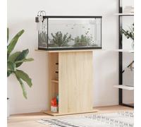vidaXL Aquarium Stand Sonoma Oak 75x36x72.5 cm Engineered Wood
