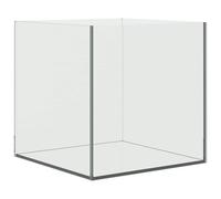 vidaXL Aquarium with Storage Transparent 30 x 30 x 30 cm Glass, A Rectangular, Modern, Durable Design for Home or Office, for Functional Spaces, Strong Structure, Easy to Maintain