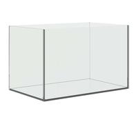 vidaXL Aquarium with Storage Transparent 40 x 25 x 25 cm Glass, A Rectangular, Modern, Durable Design for Home or Office, for Functional Spaces, Strong Structure, Easy to Maintain