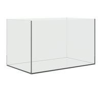 vidaXL Aquarium with Storage Transparent 50 x 30 x 30 cm Glass, A Rectangular, Modern, Durable Design for Home or Office, for Functional Spaces, Strong Structure, Easy to Maintain