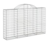 Arched Gabion Basket Galvanised Stone Cage Raised Garden Bed Wall Planter