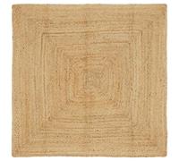 vidaXL Area Rug Beige 120 x 120 cm Jute
