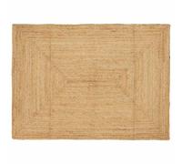 vidaXL Area Rug Beige 140 x 200 cm Jute