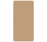 vidaXL Area Rug Jute with Latex Backing 80x160cm Natural Floor Carpet Mat