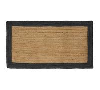 vidaXL Area Rugs Dark Grey 80 x 150 cm Jute