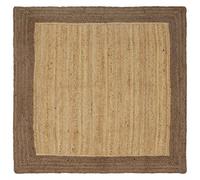 vidaXL Area Rugs Grey 160 x 160 cm Jute