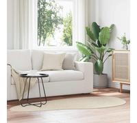 vidaXL Area Rugs HUARTE Beige 100 x 200 cm Polyester