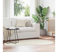 vidaXL Area Rugs HUARTE Cream 120 x 170 cm Polyester