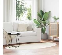 vidaXL Area Rugs HUARTE Cream 80 x 150 cm Polyester