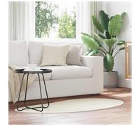 vidaXL Area Rugs HUARTE Cream 80 x 150 cm Polyester