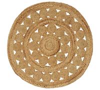 vidaXL Area Rugs Natural Ø 90 cm Jute