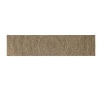vidaXL Area Rugs Natural and Black 60 x 250 cm Jute