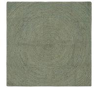 vidaXL Area Rugs Olive Green 120 x 120 cm Jute