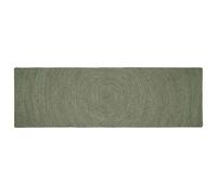 vidaXL Area Rugs Olive Green 80 x 250 cm Jute