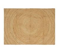 Rug Natural Jute 120x170 cm Handmade Modern Rectangular Machine Washable Indoor