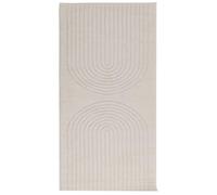 vidaXL Area Rugs Rectangular Cream 150 x 80 cm, Vivid Home Rug, Modern Area, Decorative Floor Piece, Plush, Stylish Covering, Family Room Mat, Cozy