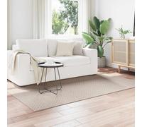 vidaXL Area Rugs Rectangular FARO Cream 170 x 120 cm Polyester