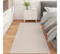 vidaXL Area Rugs Rectangular FARO Cream 200 x 80 cm Polyester