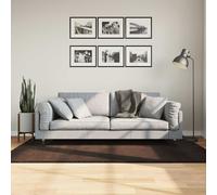 vidaXL Area Rugs Rectangular HUARTE Brown 170 x 120 cm Polyester
