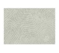 vidaXL Area Rugs Rectangular HUARTE Green 340 x 240 cm Polyester, Modern Durable Non-Slip Design Rug for Living Room, Bedroom, or Office, Polyester Textured Area, Huarte Series