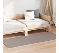 vidaXL Area Rugs Rectangular HUARTE Taupe 200 x 80 cm Polyester, Modern Area Rug, Durable Non-Slip Design, Textured Floor Covering, Machine Washable, Indoor Outdoor Versatile Home Decor
