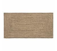 vidaXL Area Rugs Rectangular Natural and Black 100 x 200 cm Jute