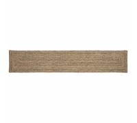 Area Rugs Rectangular Natural and Black 60 x 400 cm Jute