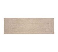Area Rugs Rectangular Natural and White 80 x 300 cm Jute