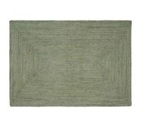 vidaXL Area Rugs Rectangular Olive Green 140 x 200 cm Jute