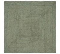 vidaXL Area Rugs Rectangular Olive Green 160 x 160 cm Jute