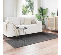 Area Rug Anthracite 120x170cm Polyester Non-Slip Indoor Outdoor Durable SoftFeel