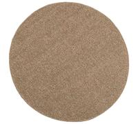 vidaXL Area Rugs Round AGIRA Natural Ø 200 CM Polyester