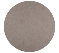 vidaXL Area Rugs Round HUARTE Taupe Ø 160 CM Polyester, Modern Area Rug, Durable Non-Slip Design, Textured Floor Covering, Machine Washable, Indoor Outdoor Versatile Home Decor