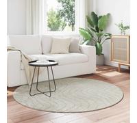 vidaXL Area Rugs Round PALMERAS Green Ø 120 CM Polyester