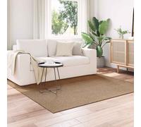 Rug Natural Polyester Square 120x120 cm Non-Slip Durable Machine-Wash Easy-care