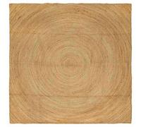 vidaXL Area Rugs Square Brown 240 x 240 cm Jute