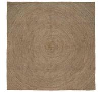 vidaXL Area Rugs Square Grey 200 x 200 cm Jute