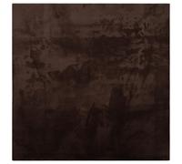 vidaXL Area Rugs Square HUARTE Brown 240 x 240 cm Polyester