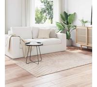 vidaXL Area Rugs Square PALMERAS Beige 120 x 120 cm Polyester