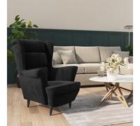 Vidaxl Armchair Black Velvet Living Room