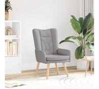 vidaXL Armchair Cloud Grey 63 x 67 x 94 cm Sherpa Fabric
