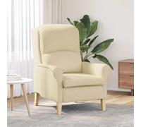 vidaXL Armchair Cream 76 x 94 x 102 cm Sharpa Fabric