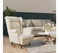 Vidaxl Armchair Cream White Velvet