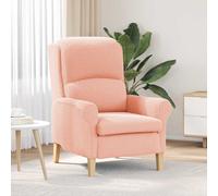 vidaXL Armchair Pink 76 x 94 x 102 cm Sharpa Fabric