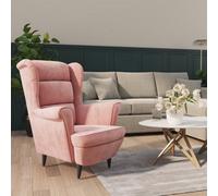 Vidaxl Armchair Pink Velvet Living Room