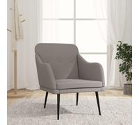 vidaXL Armchair Taupe 63x76x80 cm Fabric